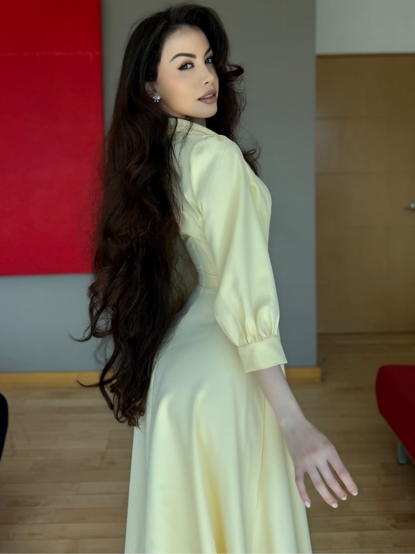VESTIDO VAINILLA MIDI