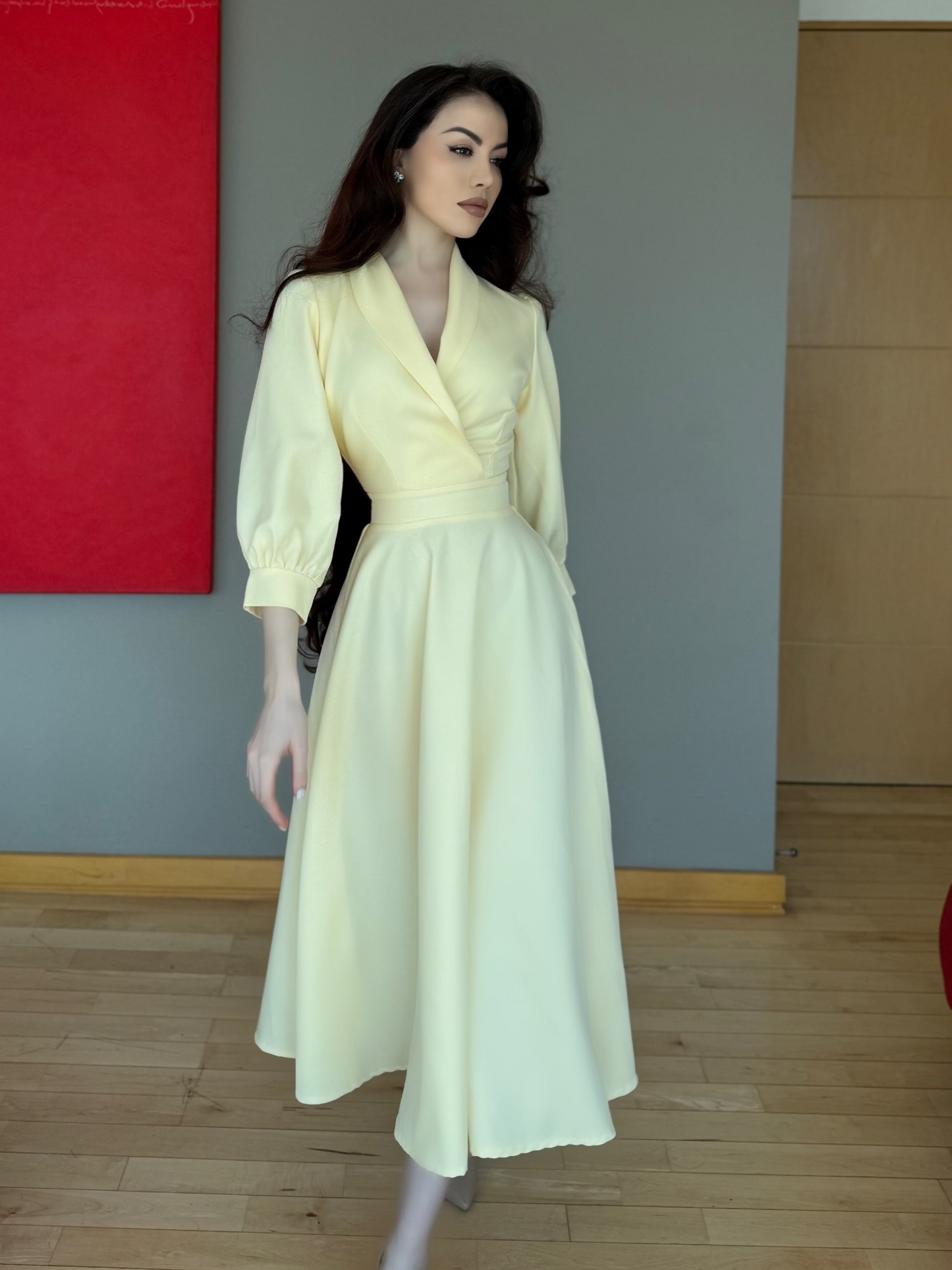 VESTIDO VAINILLA MIDI