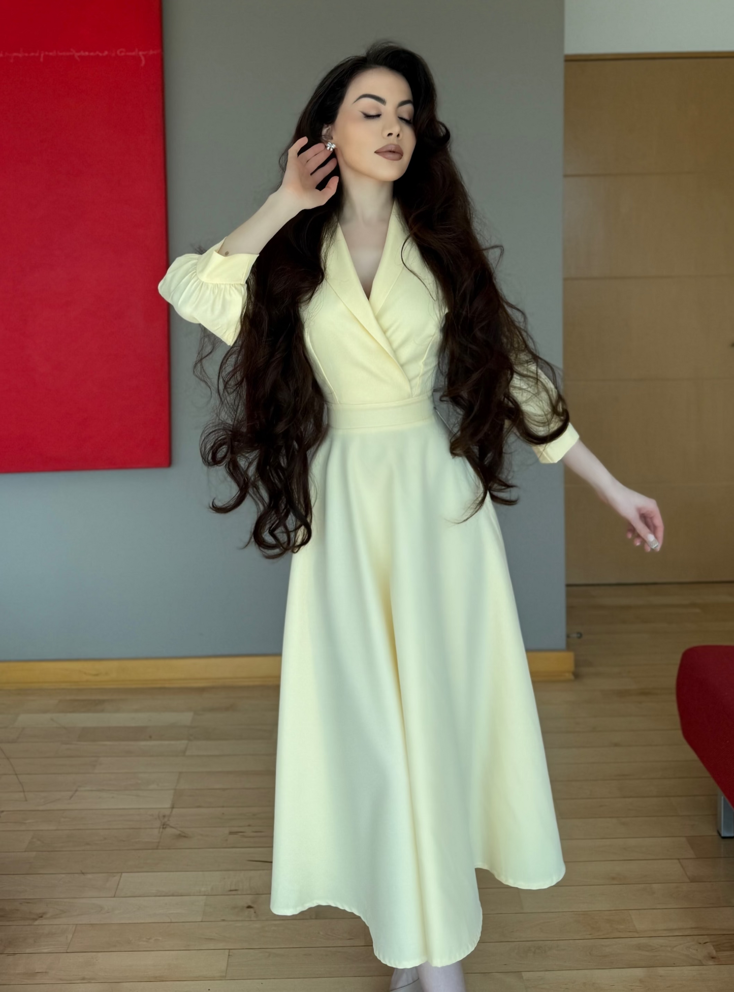 VESTIDO VAINILLA MIDI
