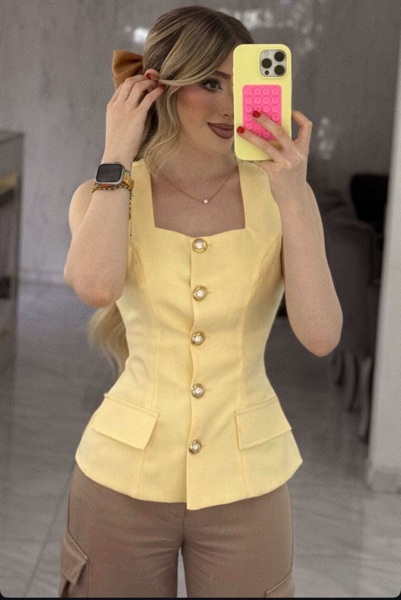 BACI CHALECO VAINILLA